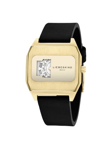 LIEBESKIND BERLIN Armbanduhr Vinyl Vision in schwarz