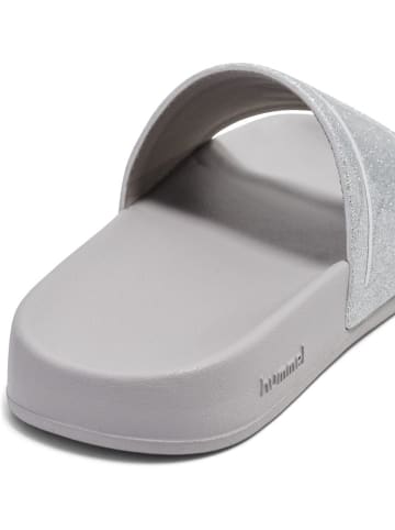Hummel Kinder Badeschuh "Pool Slide Glitter Jr" in Grau