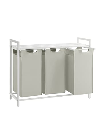 CALICOSY Wäschekorb SONGMICS in Hellgrau - (W) 92,5  x (H) 72  x (L) 33  cm