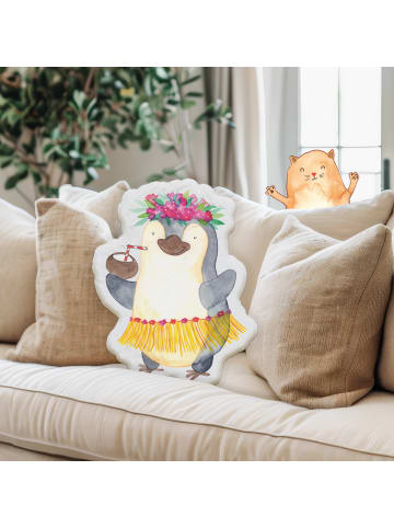 Mr. & Mrs. Panda Kuschelkissen Pinguin Kokosnuss ohne Spruch in Weiß