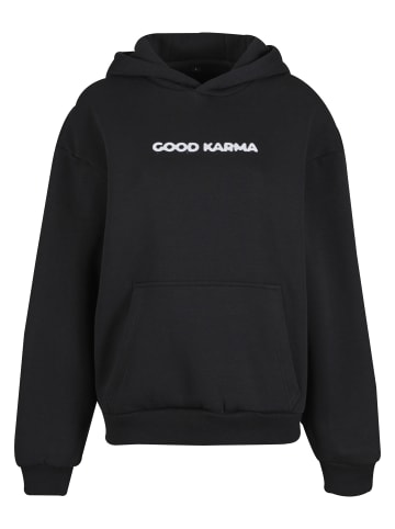 Mister Tee Mister Tee Karma Butterfly Ladies Fluffy Hoody in black