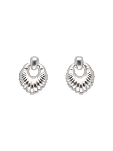 IZIA Women Earrings With Butterfly Clutch in Silver