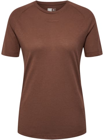 Hummel Hummel T-Shirt Hmlmt Yoga Damen Atmungsaktiv Leichte Design in NUTMEG