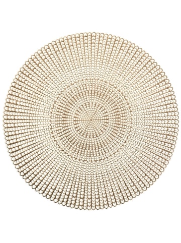 Zeller Schutzmatte, Tischmatte - gold in Gold, Ø 41 cm