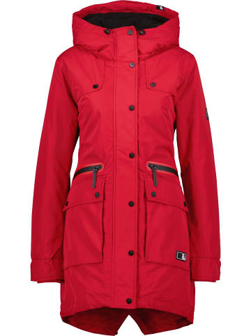 alife and kickin Winterjacke, Anorak, Outdoorjacke, Langjacke, Wintermantel CharlotteAK A in cranberry