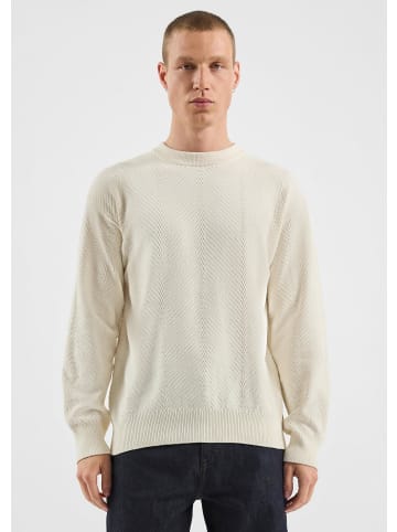 QS Strickpullover in 0300_wollweiß