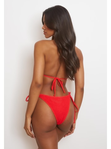 Moda Minx Bikini Top Scrunch Triangle in rot