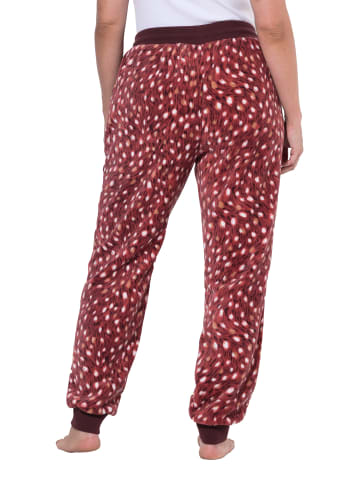 Ulla Popken Loungewear Hose in rostrot