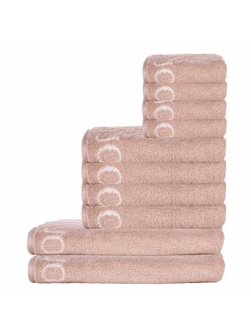 JOOP! Handtuch 1er Pack, 10er Pack in Rosa (Nude)
