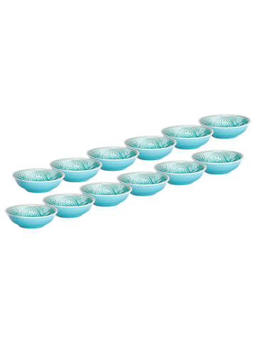 Butlers Dipschale SUMATRA 12er-Set in Türkis