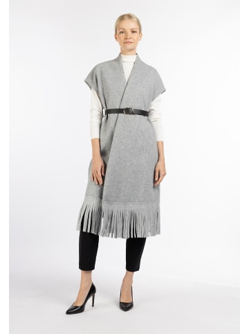 DreiMaster Klassik Damen Weste in Grau Melange