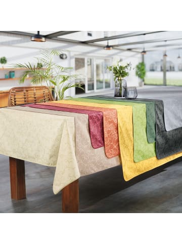 Erwin Müller Baumwollmischung Tischdecke Essen in graphit