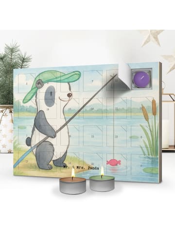 Mr. & Mrs. Panda adventskalender kerzen Panda Angeln Design ohne... in Weiß