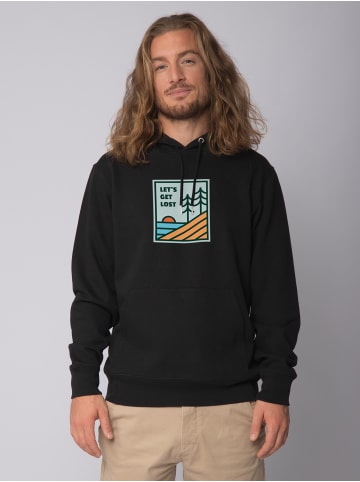 wat? Apparel Sweatshirt Let's Get Lost in Schwarz