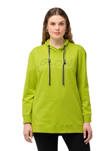 Ulla Popken Sweatshirt in apfelgrün