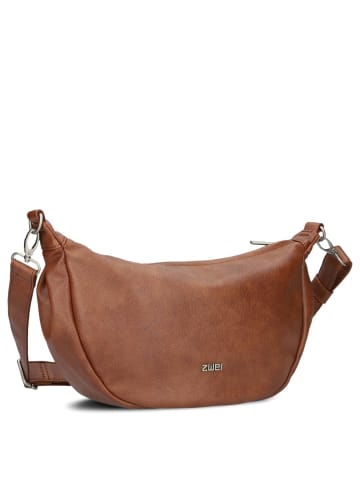 Zwei Mademoiselle M70 - Umhängetasche 34 cm (sand) in cognac