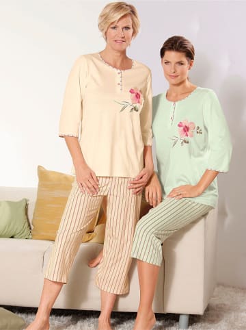Ascafa Schlafanzüge in apricot + lind