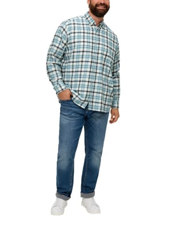 S. Oliver Langarm FreizeitHemd für Herren in olive