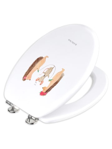 Mr. & Mrs. Panda Toilettensitz Igel Seilhüpfen ohne Spruch in Weiß