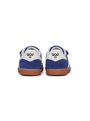 Hummel Schnürsenkel Sneaker Victory Suede Lebensstil Kinder in TRUE NAVY