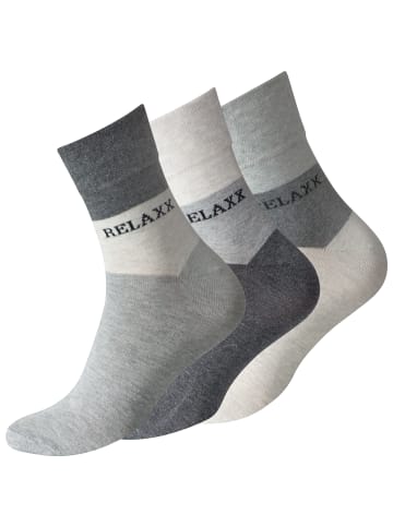 Cotton Prime® 6 Paar Kurzschaftsocken in Grau-Beige