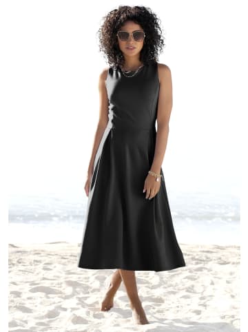 Beach Time Midikleid in schwarz