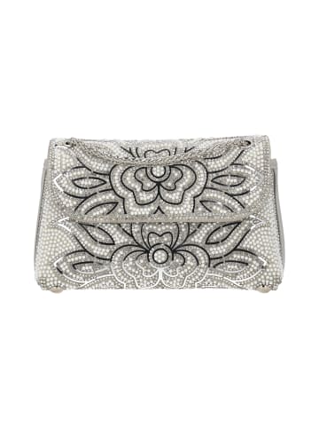 faina Women Flap Bag in Silver