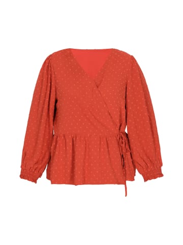 osha Women Plus Size Blouse in Red