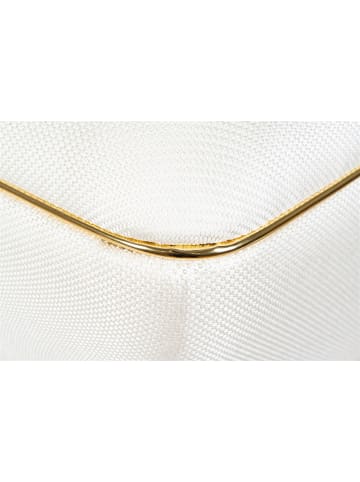Kayoom Hocker Contessa in elfenbein - gold
