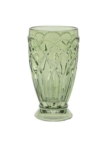 Chic Antique Glas SAINT-EMILION Grün mit Muster 350 ml