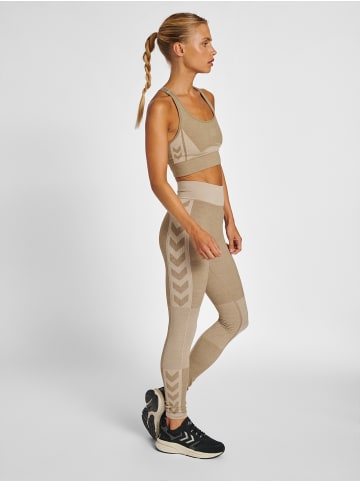 Hummel Bh Hmlclea Damen in CHATEAU GRAY/DRIFTWOOD MELANGE