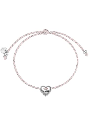 Glanzstücke München Armband Herz "SPATZL" aus Sterling Silber in silber