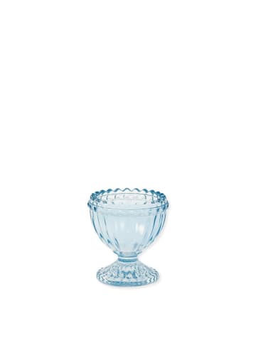 Greengate Eierbecher aus Glas Alice in pale blue