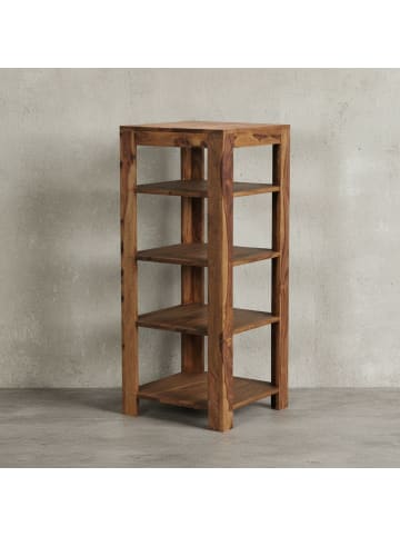 KADIMA DESIGN Massivholz Bücherregal: Mehrzweck-Stauraum, Sheesham, 3-4 Böden