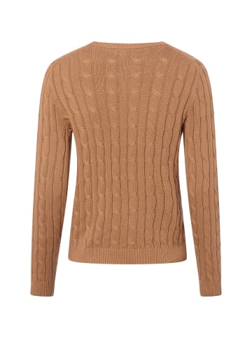 Marie Lund Strickpullover in camel - 0003
