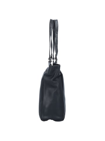 The Chesterfield Brand Wax Pull Up Schultertasche Leder 36 cm Laptopfach in schwarz