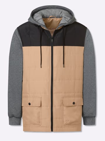 WITT WEIDEN Jacke in camel-anthrazit-meliert