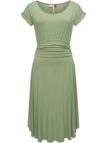 ragwear Sommerkleid Yvone Solid in Dusty Green