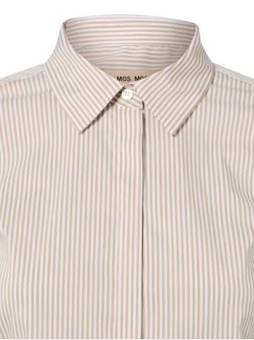 Mos Mosh Bluse MMMattie in taupe weiß - 0001