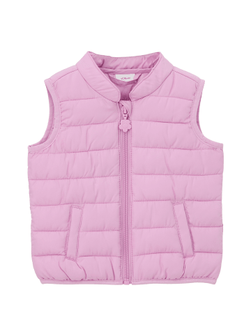 s.Oliver Outdoor-Weste ärmellos in Pink