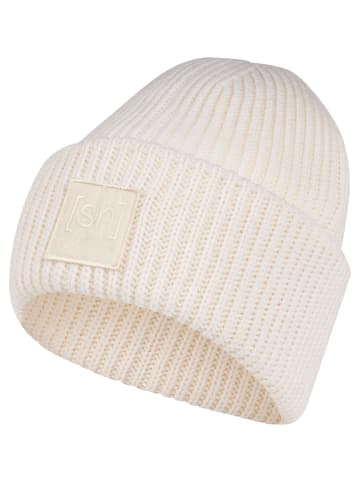 super.natural Merino Mütze KRISSINI BEANIE in weiß