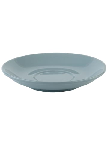 APS 6er Set Kaffeeuntertassen in blau, Ø 14,5 cm, H: 2,5 cm          