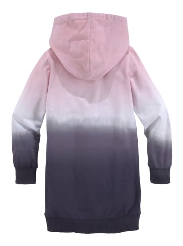Kangaroos Sweatkleid in rosa-weiß-blau