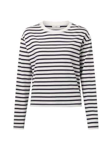 Marc O'Polo DENIM Langarmshirt in weiß schwarz