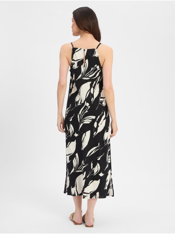 Someday Kleid Qualeza floral in ecru schwarz - 0001