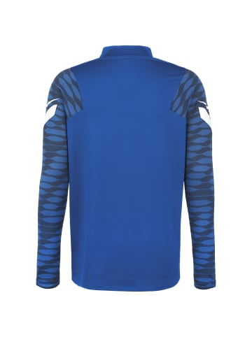 Nike Performance Longsleeve Strike 21 Drill in blau / weiß