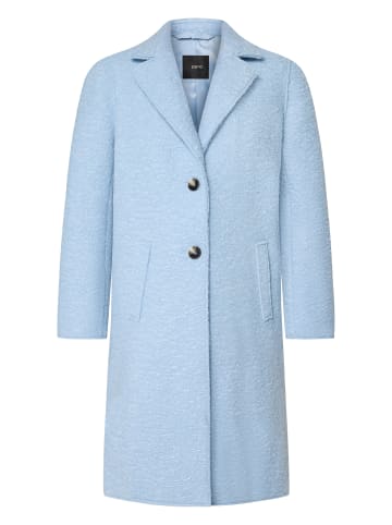 Zero  Mantel in der Wolloptik in Soft Chambray