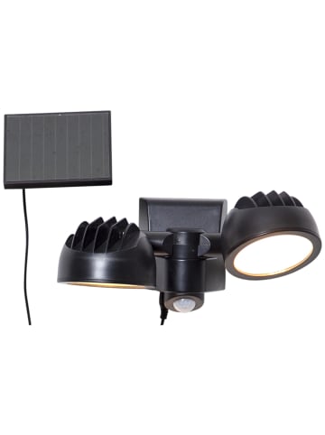 STAR Trading Solar-Wandleuchte Powerspot Solar-Licht mit 2 Powerspots