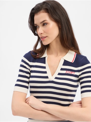 JOOP! T-Shirt in marine weiß