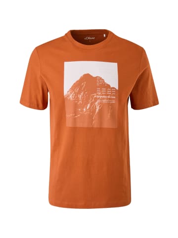 s.Oliver T-Shirt in 28D1_terrakotta